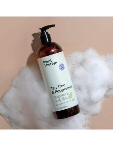 Jabón Corporal Natural Plant Therapy 473 ml Árbol de Té y Menta