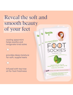 Calcetines Exfoliantes SpaLife para Pies - Paquete de 8 2