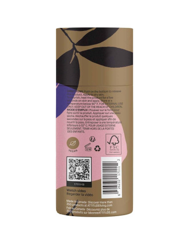 Aceite Corporal Seco ATTITUDE 85g - Natural, Vegano, Sándalo