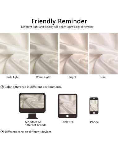 Funda de Almohada de Seda DKBslik Queen 76x51 cm Taupe