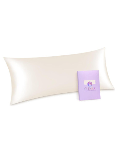 Funda de Almohada de Seda OLESILK 50.8x137.2cm con Cremallera