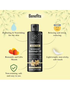 Aceite de Masaje Orgánico Vainilla Adicción 100ml - Dude's Love 2