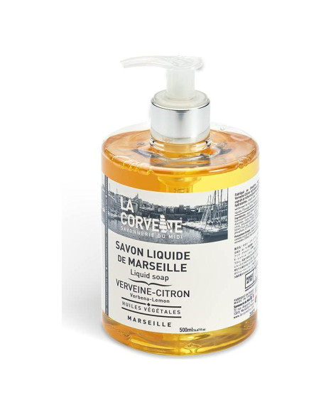 Jabón Líquido de Marsella La Corvette 500ml Verbena-Limón