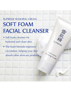 Crema Limpiadora Suprema SEKKISEI 139.5g - Limpiador Facial Suave 2