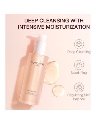 Aceite Limpiador Hidratante DONGINBI 200ml - Ginseng Rojo Coreano