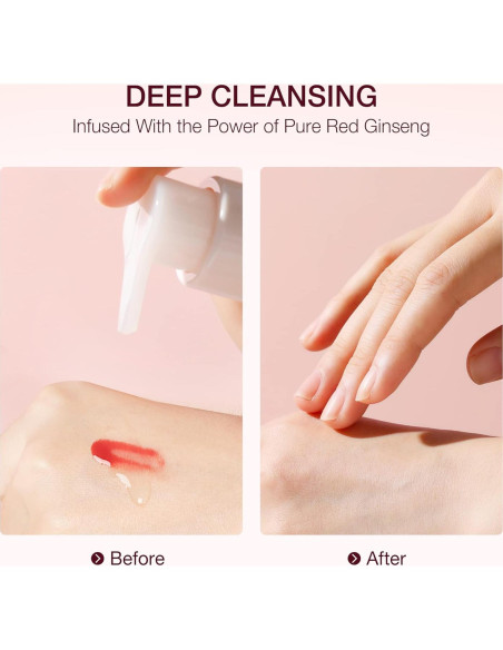 Aceite Limpiador Hidratante DONGINBI 200ml - Ginseng Rojo Coreano