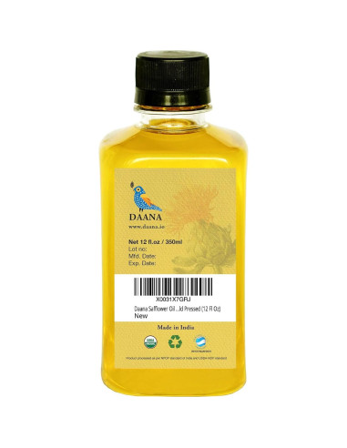 Aceite de Cártamo Daana 354 ml - Orgánico, Hidratante y Antienvejecimiento