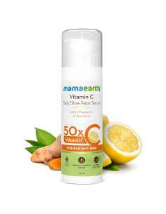 Suero Facial Mamaearth 30ml Vitamina C y Cúrcuma Unisex