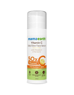 Suero Facial Mamaearth 30ml Vitamina C y Cúrcuma Unisex 2