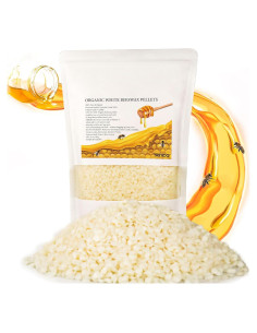Pellets de Cera de Abeja Orgánica TRINIDa 0.9 kg para Velas DIY