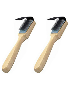 Cepillo Limpiador de Zapatos de Baile BinaryABC - Madera y Alambre