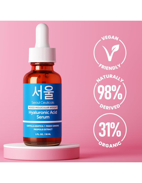 Suero de Ácido Hialurónico SeoulCeuticals 30ml - Centella y Propóleos
