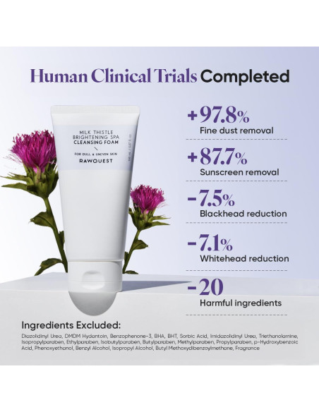 Limpiador Facial Espumoso RAWQUEST 150 ml - Exfoliante Diario