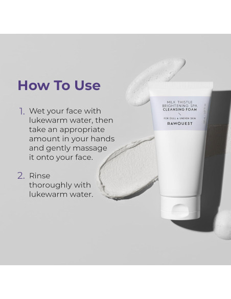 Limpiador Facial Espumoso RAWQUEST 150 ml - Exfoliante Diario