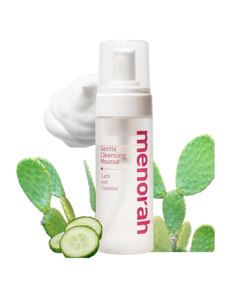 Mousse Limpiadora Suave Menorah - Cactus y Pepino 248g