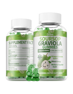Gomitas de Graviola Soursop OALSE 60 Unidades Sin Azúcar