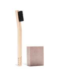 Kit de Limpieza Suede Seco Reshoevn8r - 1 Cepillo y 1 Borrador