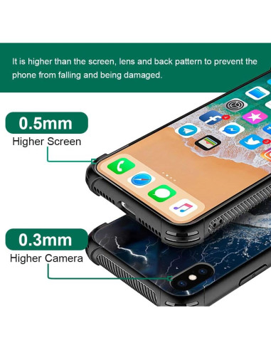 Funda DAIZAG iPhone Xr TPU Suave a Prueba de Golpes Fútbol