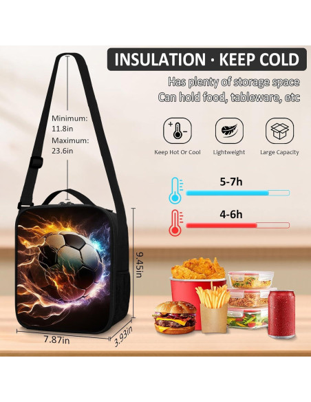 Mochila Escolar TILYTADLY Set Fútbol 4 en 1 43 cm