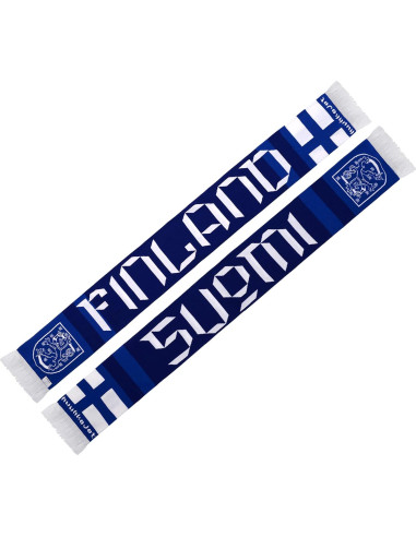 Bufanda de Fútbol Suomi Finland HD 1.52m Acrílico Unisex