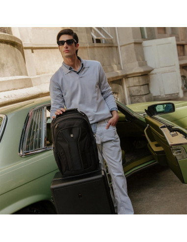 Mochila para Laptop LEVEL8 Negra 15.6" Acolchada 31L