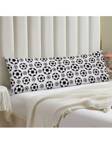 Funda de Almohada de Cuerpo TOKILIAR 51x137 cm Fútbol Decorativa