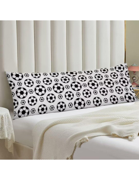 Funda de Almohada de Cuerpo TOKILIAR 51x137 cm Fútbol Decorativa