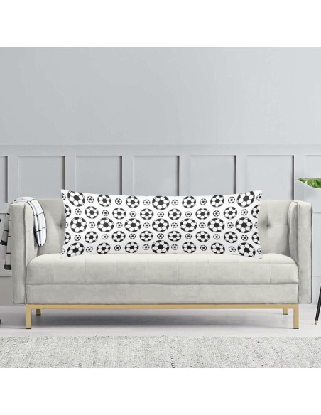 Funda de Almohada de Cuerpo TOKILIAR 51x137 cm Fútbol Decorativa