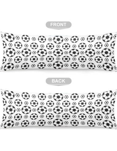 Funda de Almohada de Cuerpo TOKILIAR 51x137 cm Fútbol Decorativa
