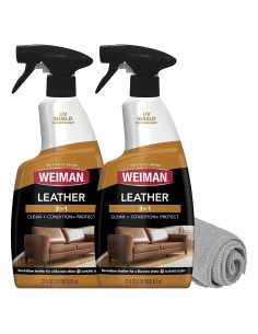 Limpiador y acondicionador de cuero Weiman 1.44kg con toalla