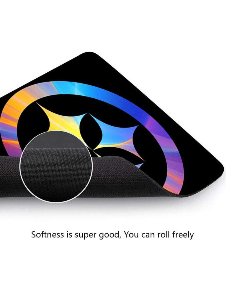 Alfombrilla de Ratón Mialtry DE01-17 Colorida Antideslizante