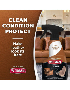 Limpiador y acondicionador de cuero Weiman 1.44kg con toalla 2