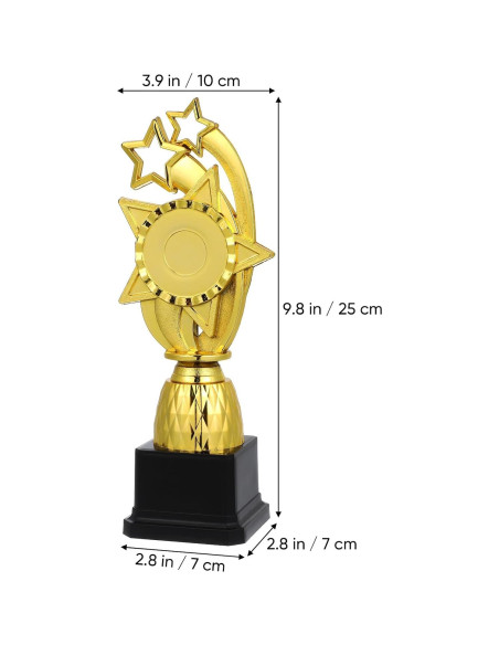 Copa Trofeo Dorado NOLITOY 25 cm 1er Lugar Ceremonia