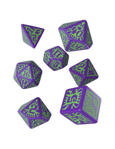 Dados Poliedricos Goblin Q-Workshop Pathfinder 7 Piezas