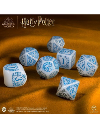Juego de Dados Modernos Gryffindor Q WORKSHOP - 7 Piezas