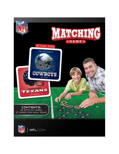 Juego de Emparejamiento NFL MasterPieces New York Giants 3+