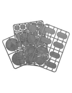 Bolsa de Bases Redondas Warlord Games - 25mm, 40mm, 60mm