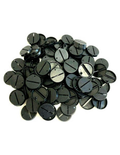 Lote de 100 bases redondas de 32mm para Warhammer 40k y AoS