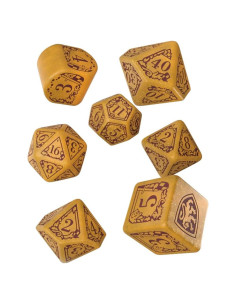 Juego de Dados Modernos Gryffindor Q WORKSHOP - 7 Piezas