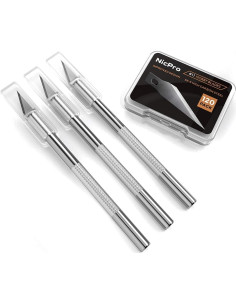 Juego de Cuchillos de Hobby Nicpro 123 PCS con Cuchillas SK-5 2