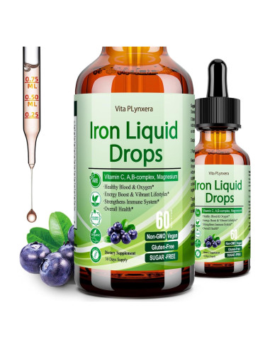 Suplemento de Hierro Líquido Vita Plynxera 60 ml con Multivitamínico