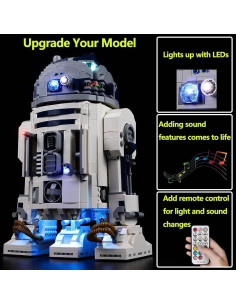 Kit de Iluminación LED Kyglaring para Lego R2-D2 75308 2