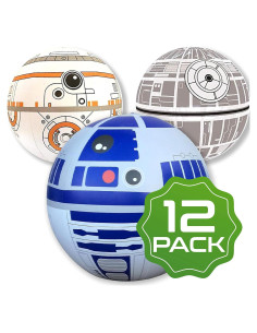 Conjunto de 12 Pelotas Inflables Nacnic - Diversión para Fiestas y Juegos