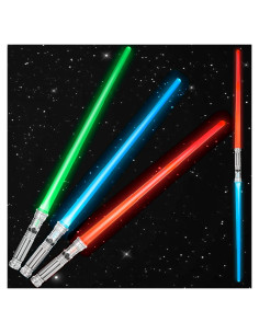 Conjunto de Espadas LED Iluminadas SYNCFUN - 3 Piezas, 7 Colores