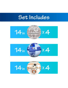 Conjunto de 12 Pelotas Inflables Nacnic - Diversión para Fiestas y Juegos 2