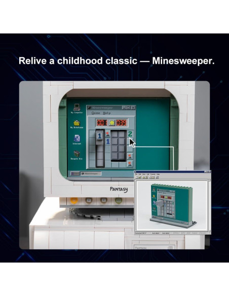 Set de Construcción Retro de Computadora BRICKKK - 2.94 kg