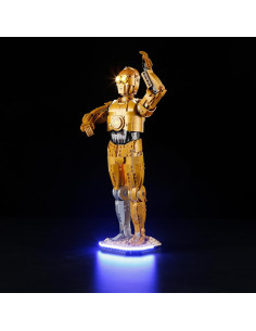 Kit de Luz LED YEABRICKS para LEGO 75398 Star Wars C-3PO 2