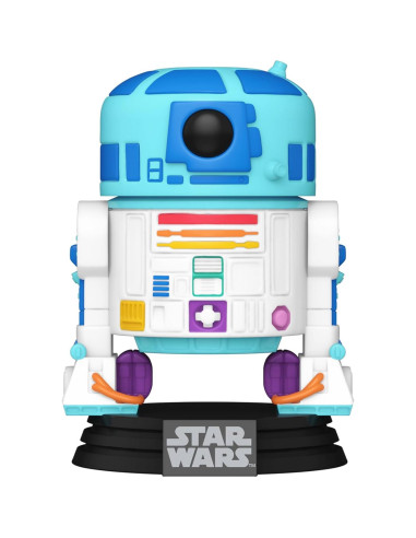 Funko Pop! R2-D2 Orgullo 2023 - Figura de Vinilo 9.5 cm