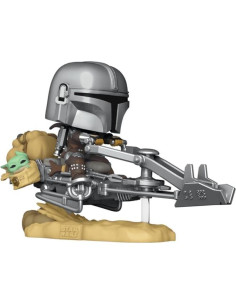 Funko POP! Rides Deluxe Mando en Speeder Star Wars Edición Especial 2