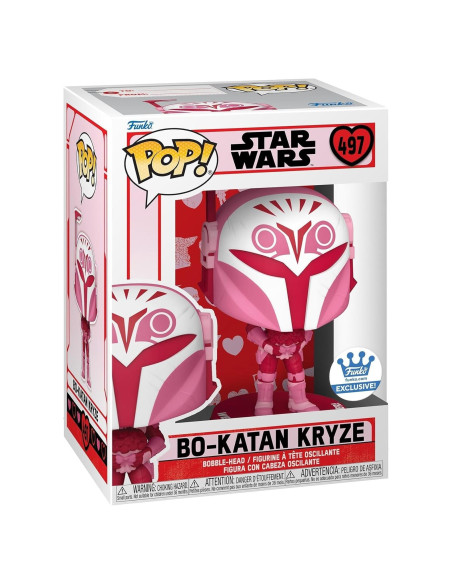 Funko Pop! Bo-Katan Kryze Star Wars San Valentín 10 cm